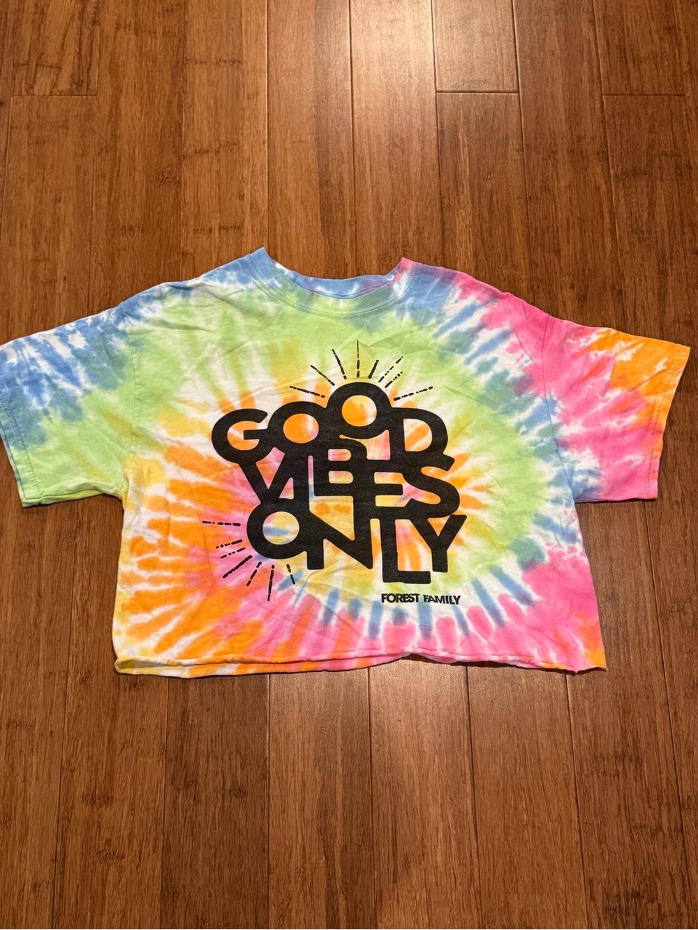 Electric Forest- Good Vibes Only Crop Top